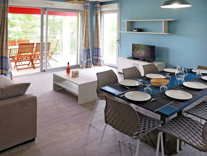 Appartement de vacances pour 8 personnes, avec terrasse dans les Landes - 4
