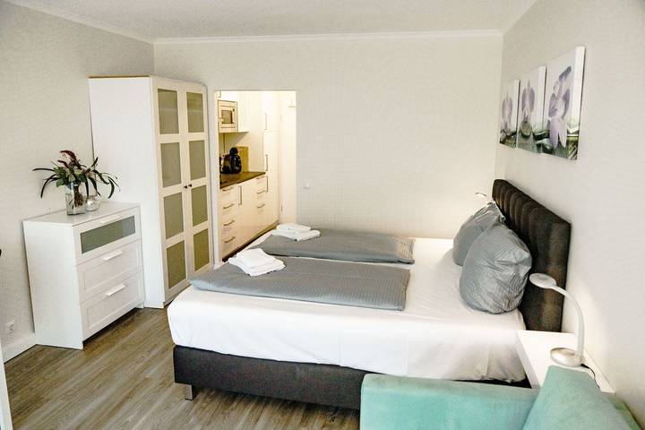 Vacation rental for 3 people, with view and balcony in Harz
