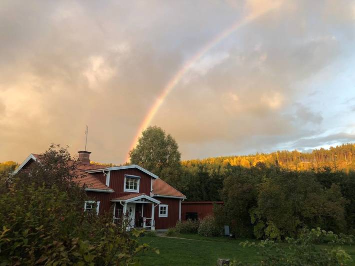 Ferienwohnung für 4 Personen, mit Garten und Sauna sowie Ausblick in Värmland