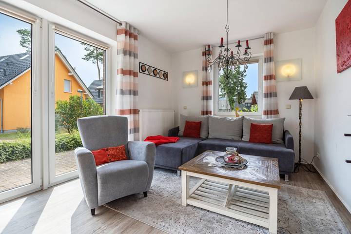 Ferienhaus für 6 Personen, mit Garten und Sauna an der Müritz