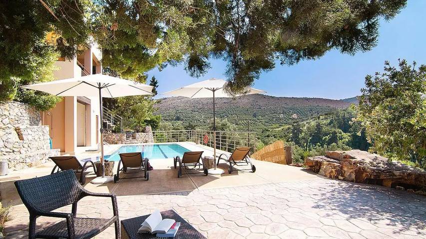 Ferienhaus für 6 Personen, mit Terrasse und Whirlpool sowie Pool, mit Haustier in Chania und Umgebung - 3