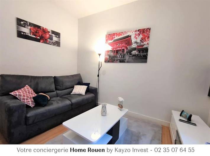 Gîte pour 2 personnes, avec terrasse dans Cathedrale Notre Dame Rouen