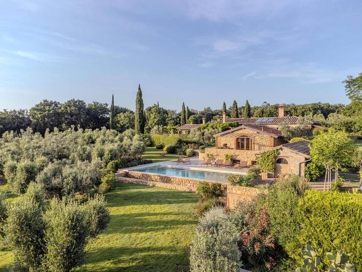 Vakantiewoning voor 4 personen, with zwembad and uitzicht as well as tuin in Bibbona