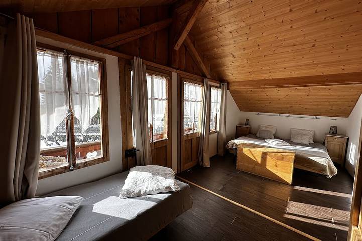 Gîte pour 19 personnes, avec jardin et balcon dans Morgins - 3