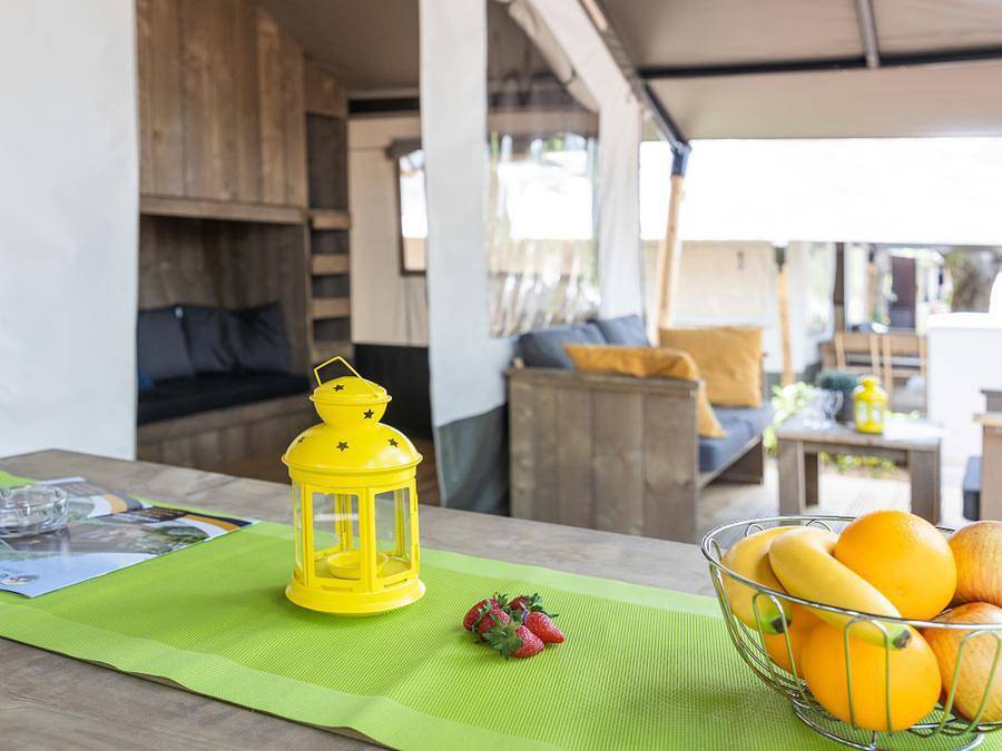 Camping Aminess Maravea - Safarizelt 6 personen - Safarizelt + Sanitär (6P) in Dajla, Umag und Umgebung