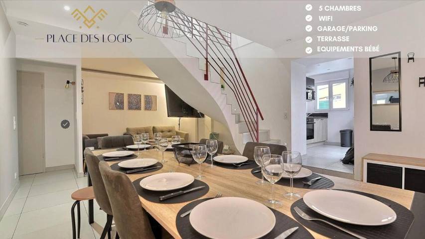 Maison de vacances pour 10 personnes, avec Terrasse à Belfort