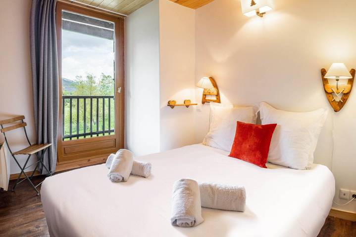 Appartement de vacances pour 5 personnes, avec vue et jardin