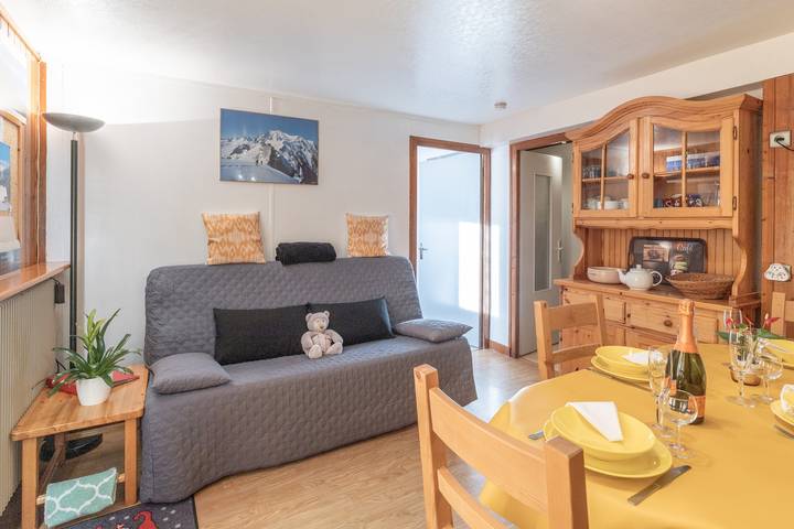 Apartamento entero, Apartamento 'Le Rouge-Gorge' con vistas a la montaña, terraza privada y Wi-Fi in Cordón, Pays du Mont-Blanc