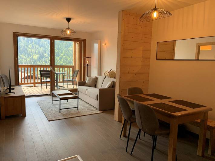 Appartement de vacances pour 4 personnes, avec balcon à Chatel