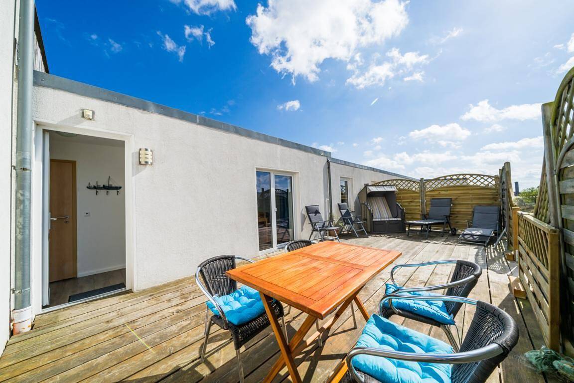 Ganze Wohnung, Ferienwohnung 'Ferienwohnug Strandflieder' mit Privatterrasse in Borkum