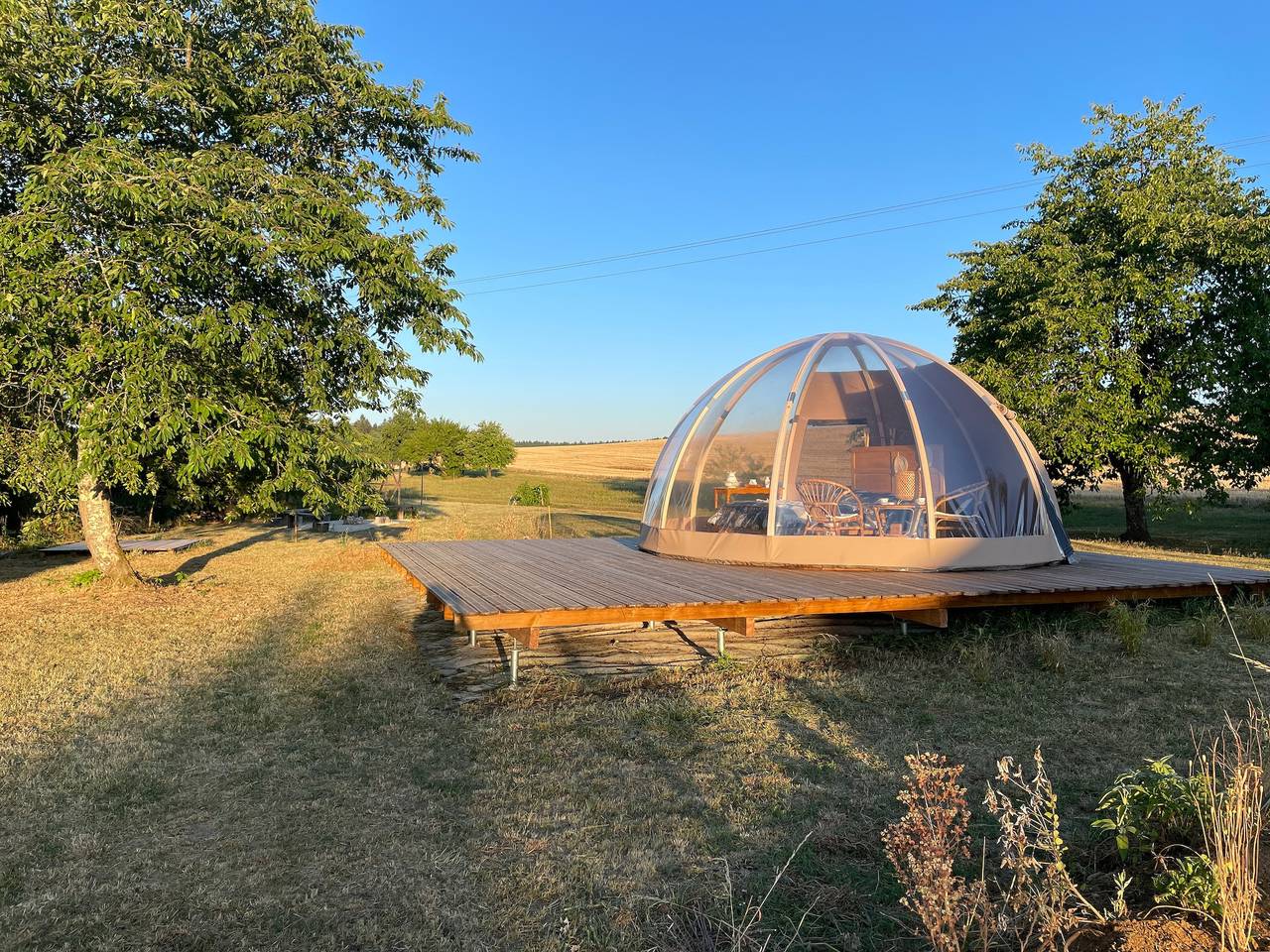 Chambre d’hôtes bulle insolite avec spa privatif à Lavoncourt in Dampierre-sur-Salon, Haute-Saône