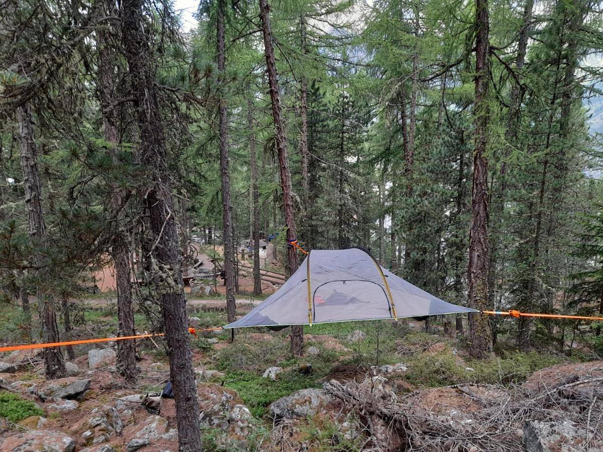 Tent in Grächen, Walliser Alpen