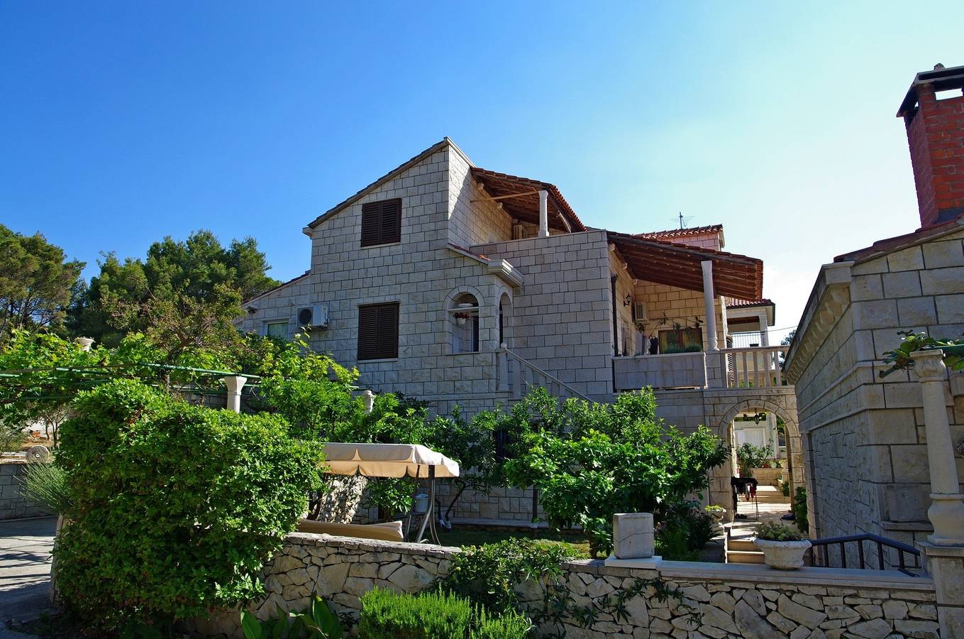 Cały apartament, Jednopokojowy apartament przy plaży Sumartin (Brač) A-12036-a in Sumartin, Brac
