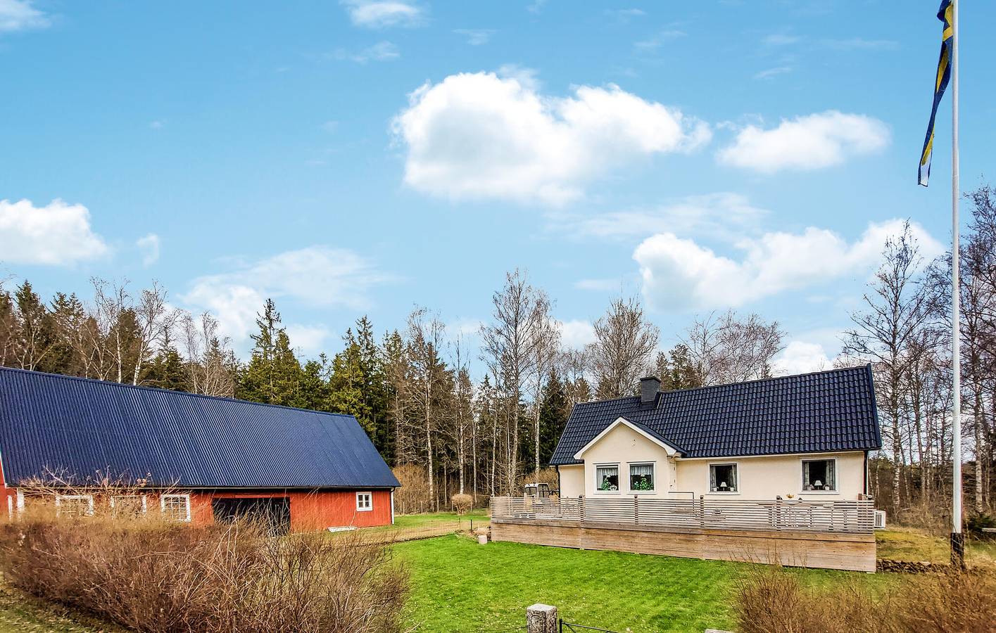 Ferienhaus für 5 Personen mit Terrasse in Vittsjö, Hässleholm und Umgebung