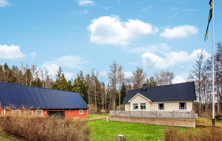 Ferienhaus für 5 Personen, mit Terrasse und Garten sowie Ausblick