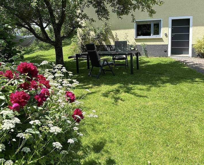 Ferienwohnung für 3 Personen, mit Garten und Sauna