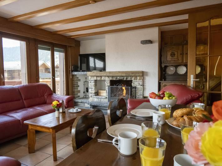 Gîte pour 6 personnes, avec vue et balcon, animaux acceptés à Verbier - 3