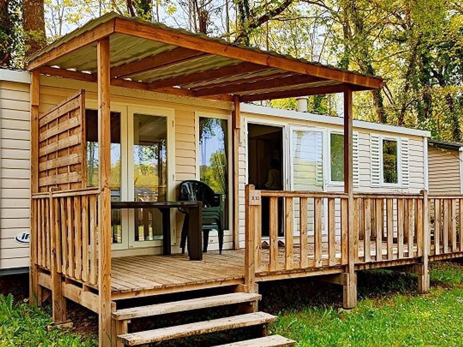 Flower Camping Les Berges de la Dordogne - Mobilhome 6 personnes - Confort + Riviera in Trémolat, Périgord Pourpre