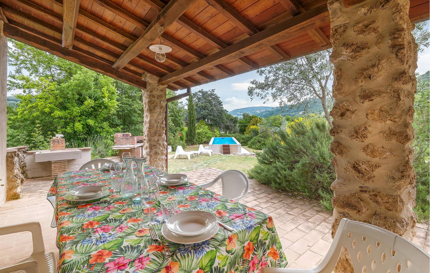 Casa vacanza per 6 persone con piscina in Casaprota, Terminillo