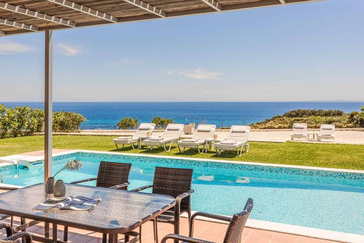 Villa για 8 άτομα, με Μπαλκόνι και Ταράτσα στη Σκάλα