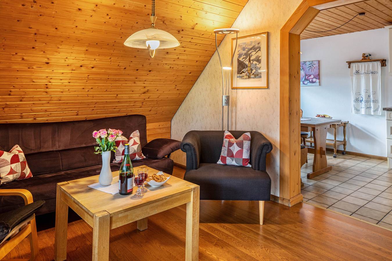 Ganze Wohnung, Ferienwohnung 'Ferienwohnung Morgensonne' mit Bergblick, Gemeinschaftsgarten und Wlan in Suedlicher Schwarzwald, Breitnau