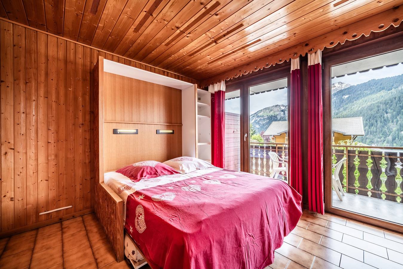 Einzimmerapartment 'Le Garolou - 4 Pers' mit Bergblick, Balkon und Wi-Fi in Châtel, Les Portes du Soleil