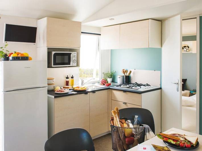 Flower Camping Vitamin - Mobilheim 6 personen - Titania Komfort in Saint-Aubin-sur-Scie, Dieppe und Umgebung
