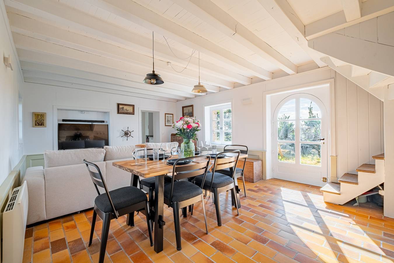 Ferienhaus für 4 Personen mit Garten in Saint-Armel, Côte des Mégalithes