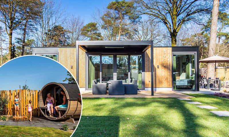 Vakantieappartement voor 4 personen, with zwembad and tuin as well as terras and sauna, met huisdier op de Veluwe