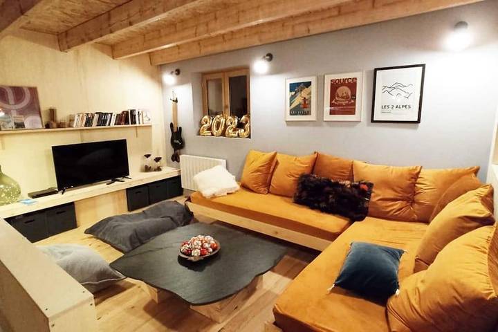 Location de vacances pour 8 personnes, avec Terrasse à Mizoën