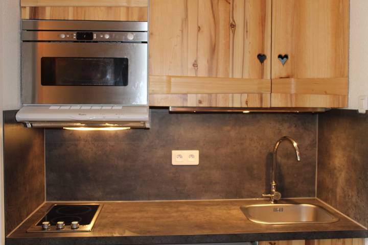 Apartamento entero, Apartamento 'Le Flocon de la Lognan' con vistas a la montaña y balcón in Belle Plagne, La Plagne-Tarentaise