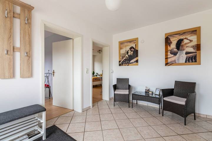 Ganze Wohnung, Ferienwohnung Davio" mit privater Terrasse, privatem Garten und Wi-Fi in Lohe-Rickelshof, Heide und Umgebung
