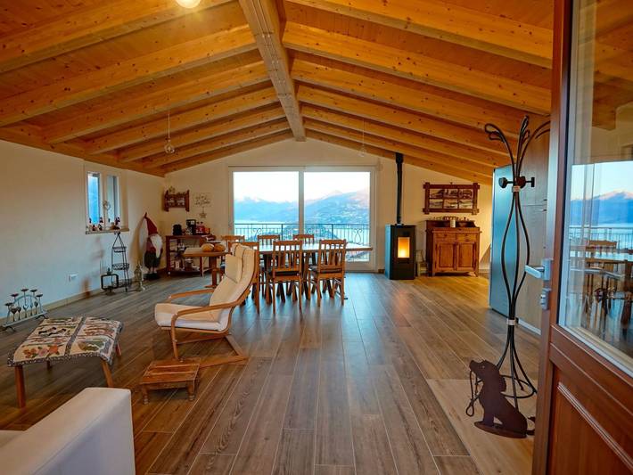 Location de vacances pour 4 personnes, avec balcon et jardin à Bellagio