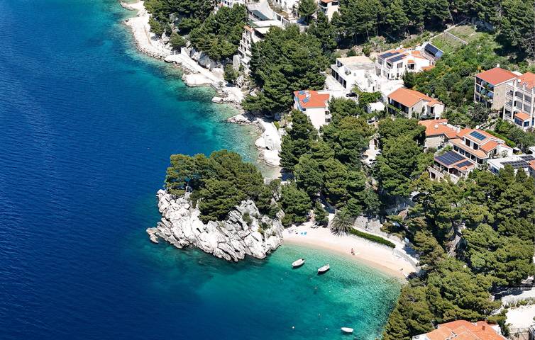 Ferienwohnung für 2 Personen, mit Garten und Terrasse sowie Seeblick an der Makarska Riviera - 4
