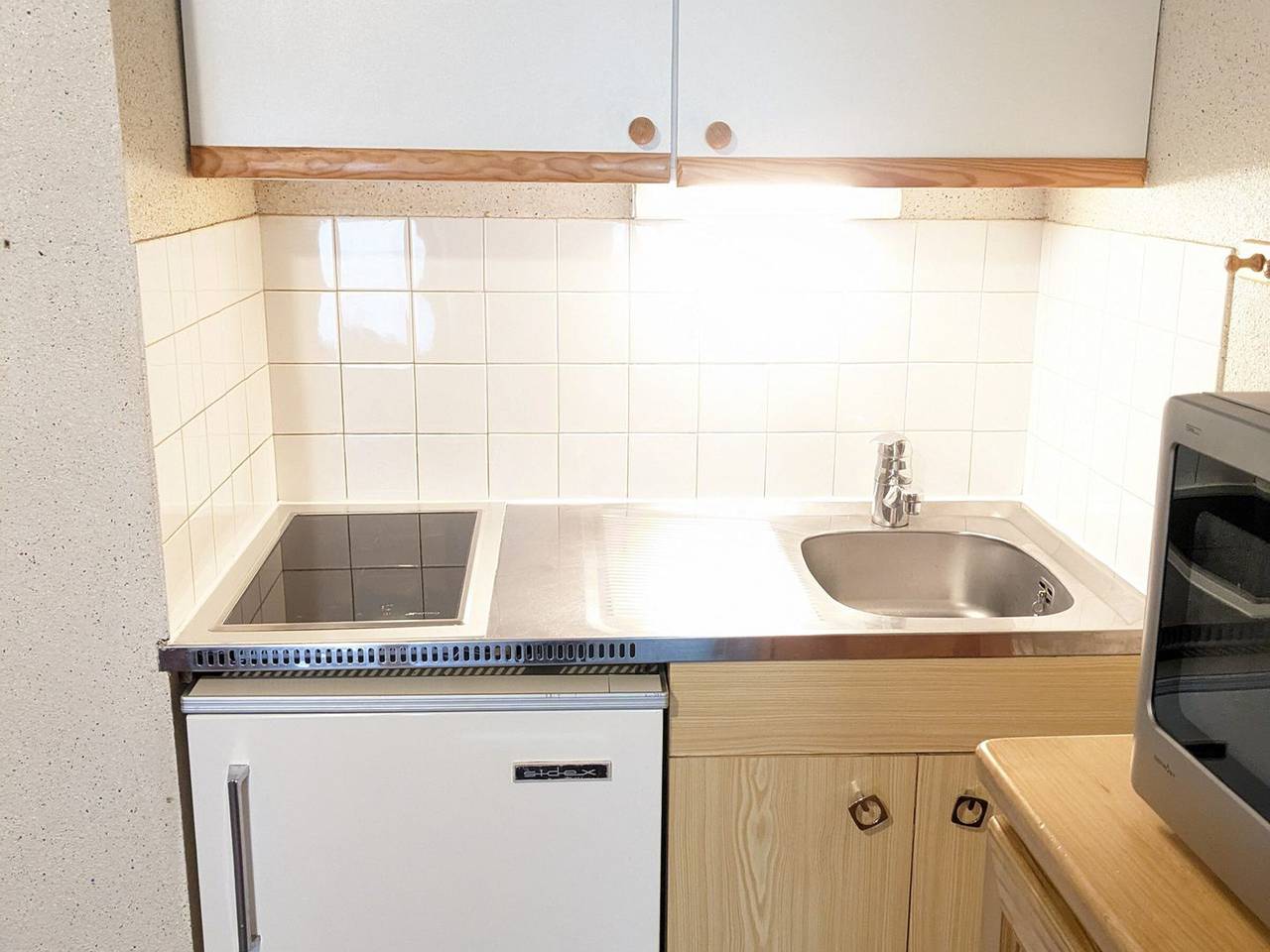 Entire apartment, Cozy studio 3 sleeps in Adrets-Prapoutel, east-facing balcony in Prapoutel, Les Adrets