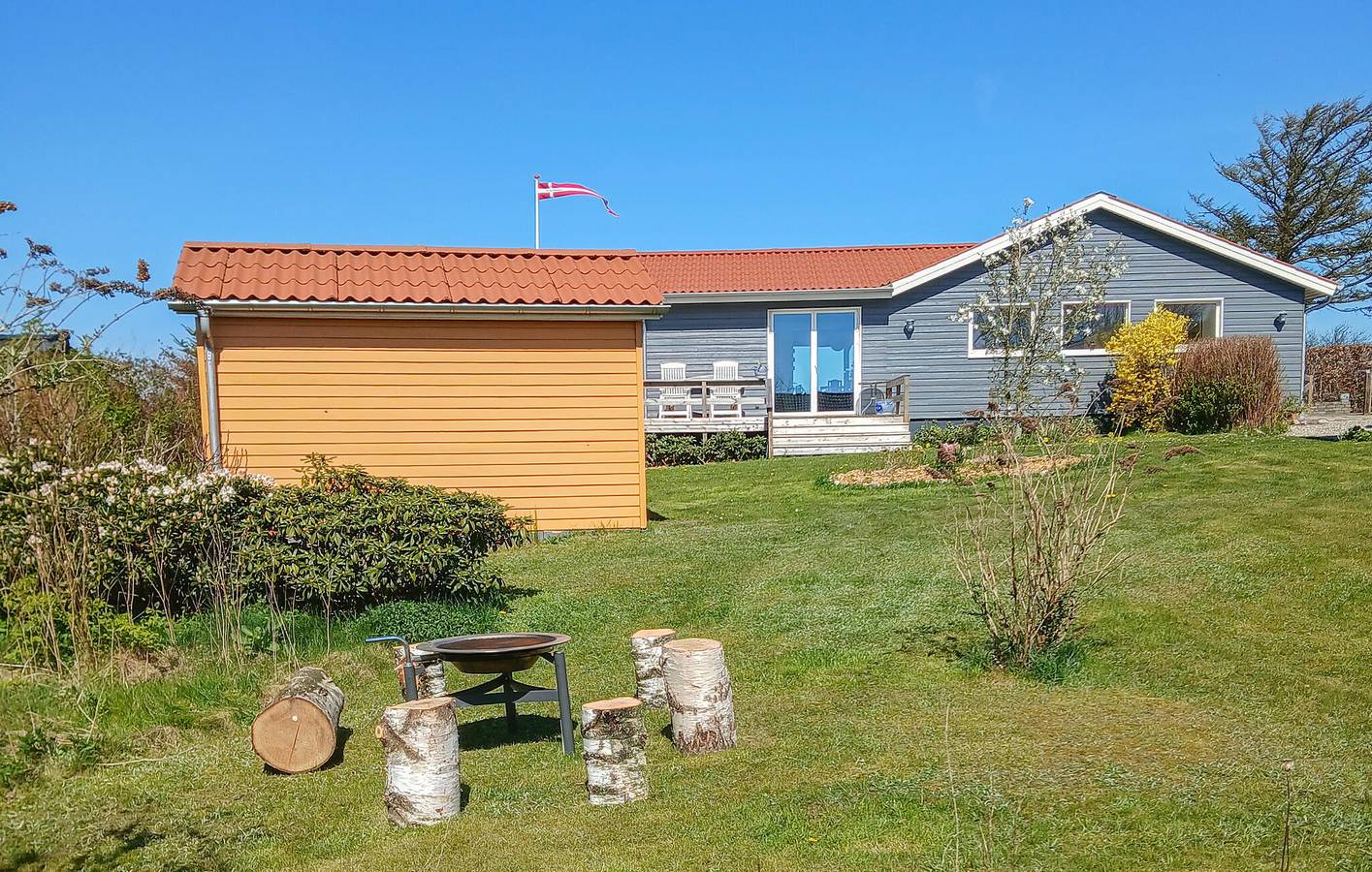 Ferienhaus für 8 Personen mit Terrasse in Hjarbæk, Limfjord in Westjütland