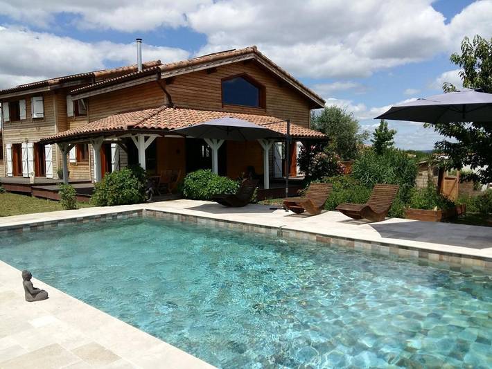 Maison de vacances pour 12 personnes, avec piscine ainsi que jardin et vue - 1