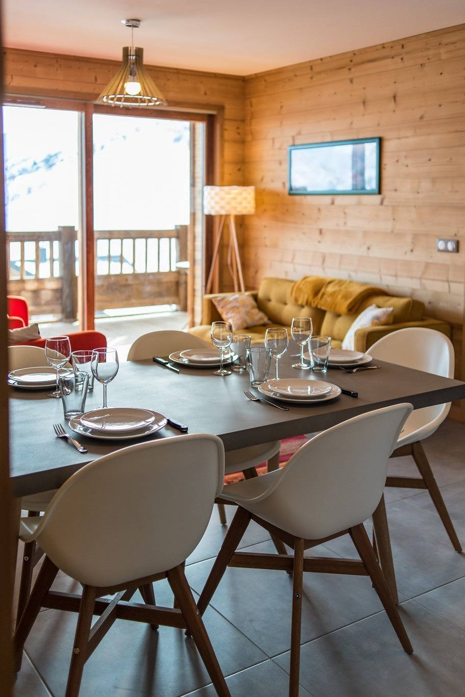 Ganze Ferienwohnung, Ferienwohnung für 6 Personen mit Balkon in La Toussuire, Fontcouverte-la-Toussuire