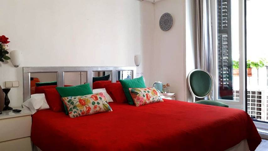 Casa de huéspuedes para 4 personas, con terraza en Malasaña