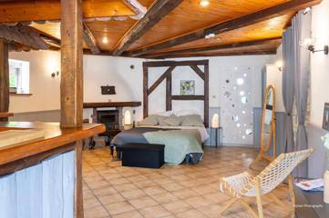 Gîte pour 2 personnes, avec terrasse et jardin à Muttersholtz