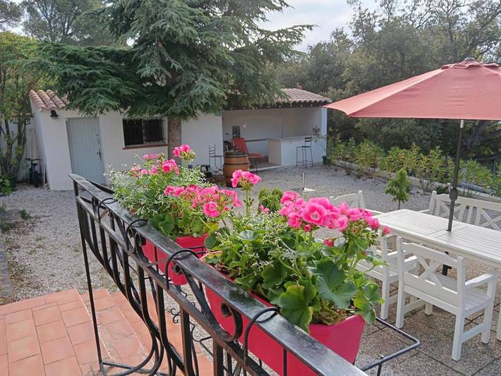 Gîte pour 2 personnes, avec vue ainsi que terrasse et piscine, animaux acceptés à Espira-de-l'Agly - 3