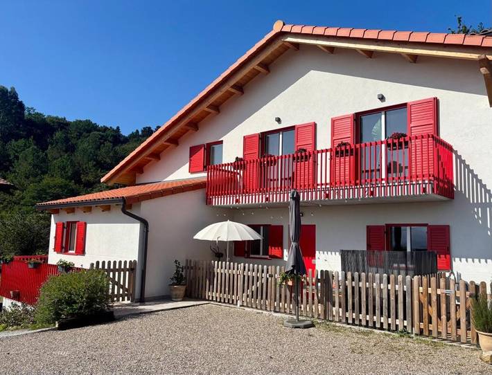 Casa rural para 2 personas, con vistas y terraza en Costa Vasca
