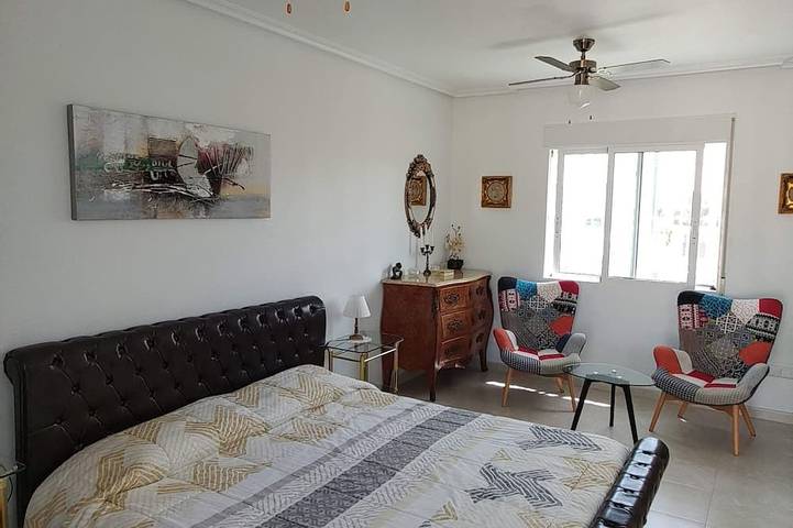 Villa climatisée-Piscine privée/chauffée-Plages 500 m-Jardin clos-Gym-Wifi-Bbq in Santiago de la Ribera, San Javier
