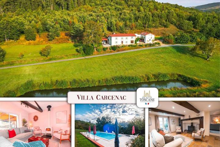 Maison de vacances pour 11 personnes, avec piscine et vue sur le lac ainsi que terrasse et jardin, animaux acceptés - 1