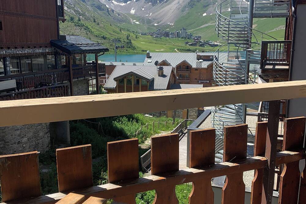 Apartamento entero, 4-person 1-bedroom apartment in the center of the lake in Tignes, Parque Nacional de Vanoise