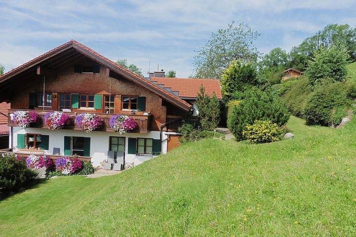 Ferienwohnung für 4 Personen, mit Garten und Sauna sowie Terrasse, mit Haustier im Oberallgäu - 2