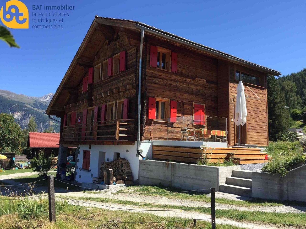 Ganze Wohnung, Biolle - Drei-Zimmer-Wohnung 
Gemütlich und frisch renoviert in Chalais (Schweiz), Walliser Alpen