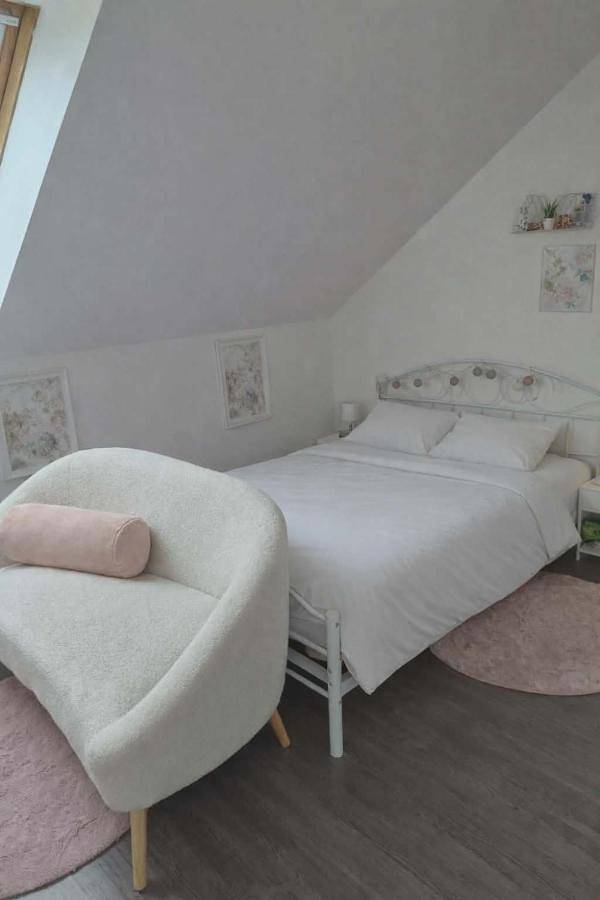 Appartement de vacances pour 6 personnes, avec terrasse ainsi que jardin et vue