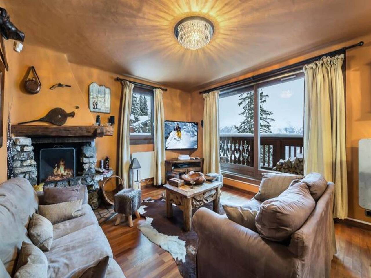 Geheel appartement, 4 stukken voor 6 personen in Courchevel 1850, Saint-Bon-Tarentaise