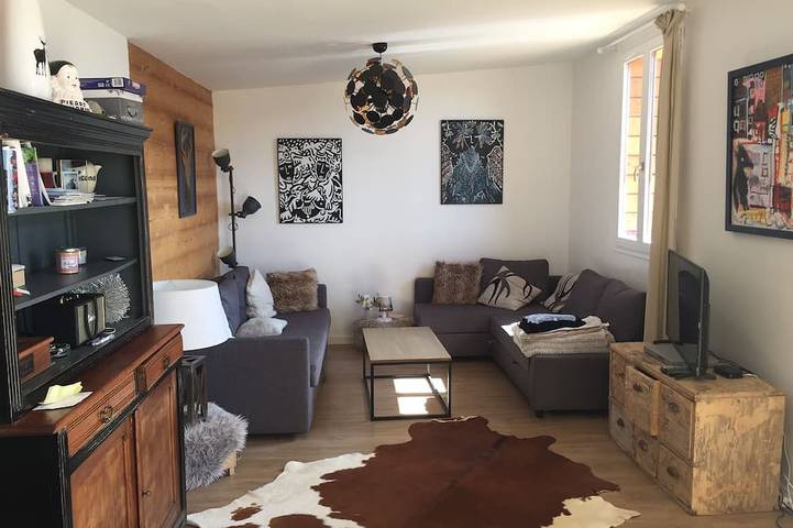 Chalet pour 8 personnes, avec terrasse et jardin